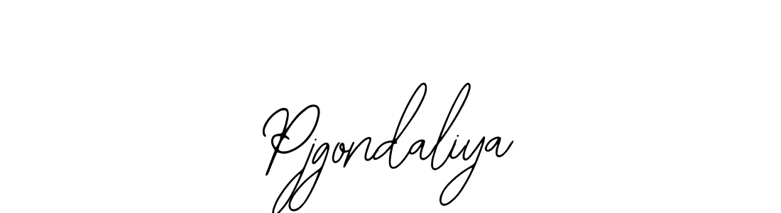 Create a beautiful signature design for name Pjgondaliya. With this signature (Bearetta-2O07w) fonts, you can make a handwritten signature for free. Pjgondaliya signature style 12 images and pictures png