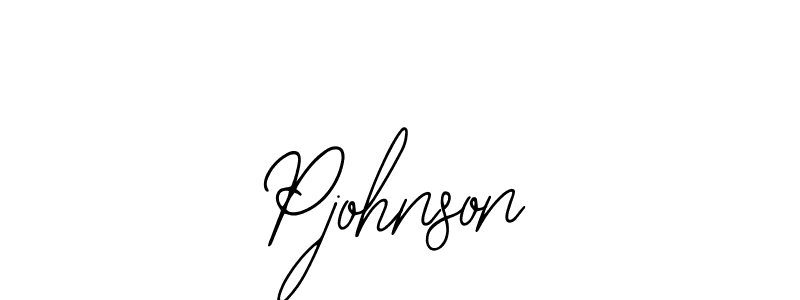 Pjohnson stylish signature style. Best Handwritten Sign (Bearetta-2O07w) for my name. Handwritten Signature Collection Ideas for my name Pjohnson. Pjohnson signature style 12 images and pictures png