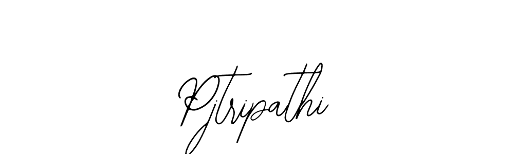 Also we have Pjtripathi name is the best signature style. Create professional handwritten signature collection using Bearetta-2O07w autograph style. Pjtripathi signature style 12 images and pictures png