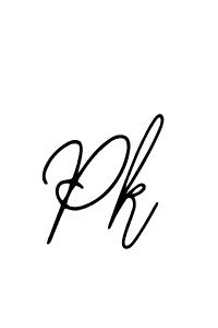 Pk stylish signature style. Best Handwritten Sign (Bearetta-2O07w) for my name. Handwritten Signature Collection Ideas for my name Pk. Pk signature style 12 images and pictures png