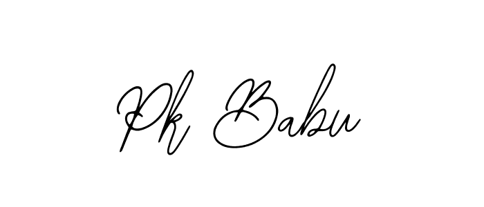 How to make Pk Babu signature? Bearetta-2O07w is a professional autograph style. Create handwritten signature for Pk Babu name. Pk Babu signature style 12 images and pictures png