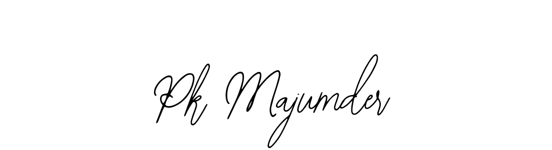 You should practise on your own different ways (Bearetta-2O07w) to write your name (Pk Majumder) in signature. don't let someone else do it for you. Pk Majumder signature style 12 images and pictures png