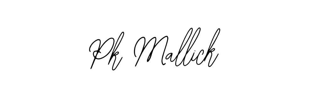 Make a beautiful signature design for name Pk Mallick. With this signature (Bearetta-2O07w) style, you can create a handwritten signature for free. Pk Mallick signature style 12 images and pictures png