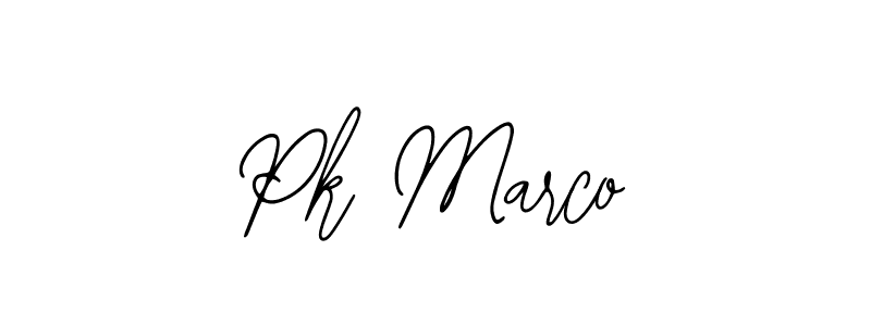 It looks lik you need a new signature style for name Pk Marco. Design unique handwritten (Bearetta-2O07w) signature with our free signature maker in just a few clicks. Pk Marco signature style 12 images and pictures png