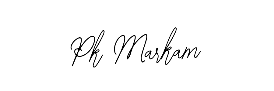 Pk Markam stylish signature style. Best Handwritten Sign (Bearetta-2O07w) for my name. Handwritten Signature Collection Ideas for my name Pk Markam. Pk Markam signature style 12 images and pictures png