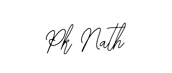 The best way (Bearetta-2O07w) to make a short signature is to pick only two or three words in your name. The name Pk Nath include a total of six letters. For converting this name. Pk Nath signature style 12 images and pictures png