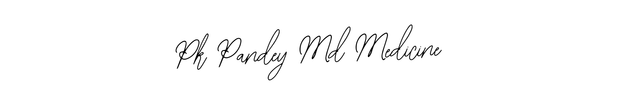Make a beautiful signature design for name Pk Pandey Md Medicine. Use this online signature maker to create a handwritten signature for free. Pk Pandey Md Medicine signature style 12 images and pictures png