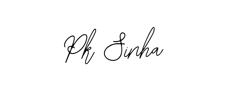 Pk Sinha stylish signature style. Best Handwritten Sign (Bearetta-2O07w) for my name. Handwritten Signature Collection Ideas for my name Pk Sinha. Pk Sinha signature style 12 images and pictures png