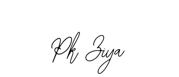 Also we have Pk Ziya name is the best signature style. Create professional handwritten signature collection using Bearetta-2O07w autograph style. Pk Ziya signature style 12 images and pictures png