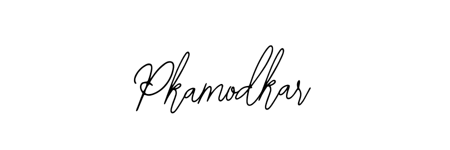 How to make Pkamodkar name signature. Use Bearetta-2O07w style for creating short signs online. This is the latest handwritten sign. Pkamodkar signature style 12 images and pictures png