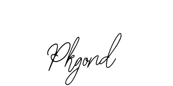 if you are searching for the best signature style for your name Pkgond. so please give up your signature search. here we have designed multiple signature styles  using Bearetta-2O07w. Pkgond signature style 12 images and pictures png