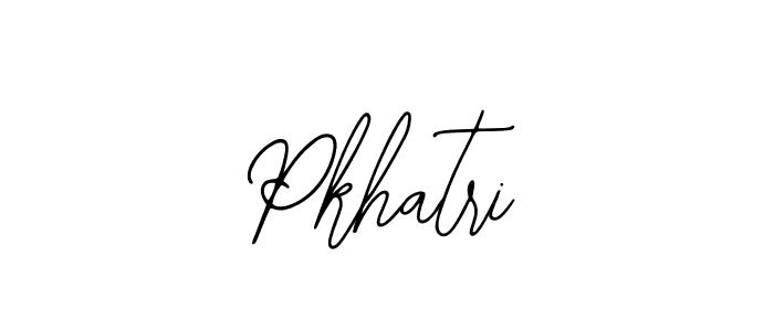 Design your own signature with our free online signature maker. With this signature software, you can create a handwritten (Bearetta-2O07w) signature for name Pkhatri. Pkhatri signature style 12 images and pictures png