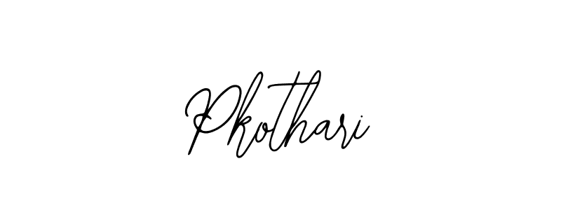 Create a beautiful signature design for name Pkothari. With this signature (Bearetta-2O07w) fonts, you can make a handwritten signature for free. Pkothari signature style 12 images and pictures png