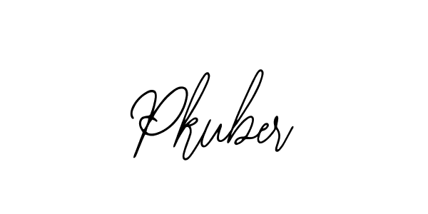 Use a signature maker to create a handwritten signature online. With this signature software, you can design (Bearetta-2O07w) your own signature for name Pkuber. Pkuber signature style 12 images and pictures png
