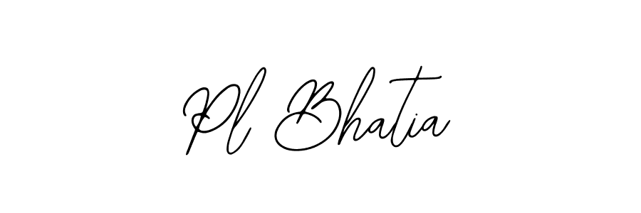 Make a beautiful signature design for name Pl Bhatia. Use this online signature maker to create a handwritten signature for free. Pl Bhatia signature style 12 images and pictures png