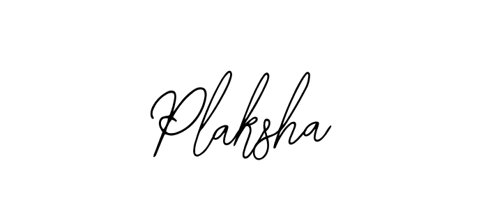 You should practise on your own different ways (Bearetta-2O07w) to write your name (Plaksha) in signature. don't let someone else do it for you. Plaksha signature style 12 images and pictures png