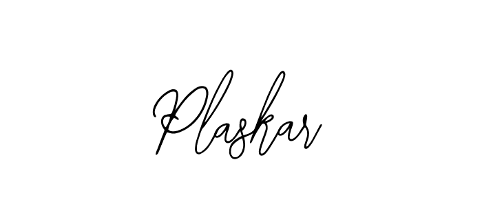 Design your own signature with our free online signature maker. With this signature software, you can create a handwritten (Bearetta-2O07w) signature for name Plaskar. Plaskar signature style 12 images and pictures png