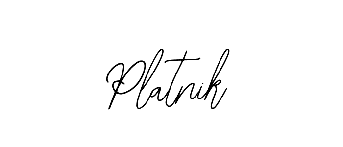 Make a beautiful signature design for name Platnik. Use this online signature maker to create a handwritten signature for free. Platnik signature style 12 images and pictures png