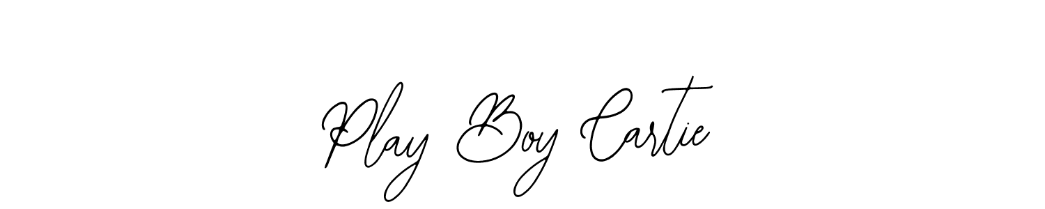 Use a signature maker to create a handwritten signature online. With this signature software, you can design (Bearetta-2O07w) your own signature for name Play Boy Cartie. Play Boy Cartie signature style 12 images and pictures png