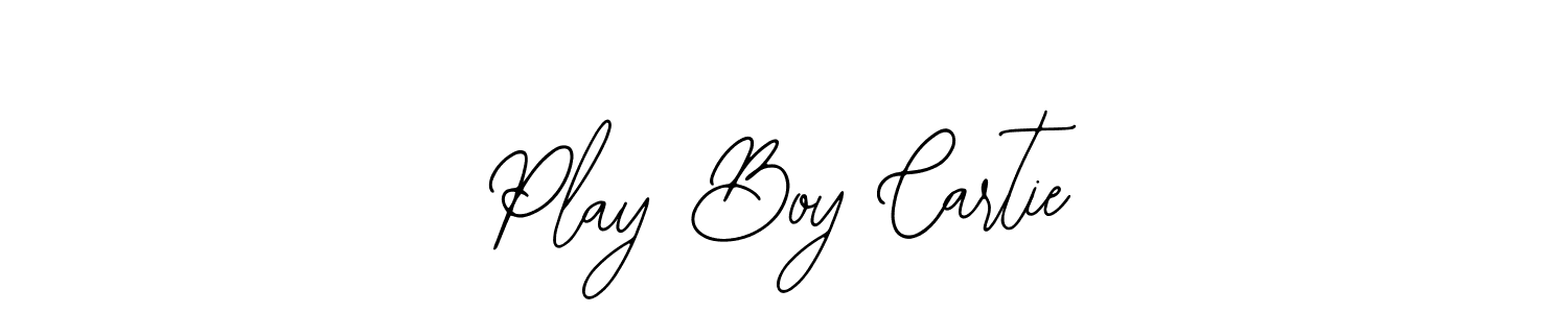 Use a signature maker to create a handwritten signature online. With this signature software, you can design (Bearetta-2O07w) your own signature for name Play Boy Cartie. Play Boy Cartie signature style 12 images and pictures png