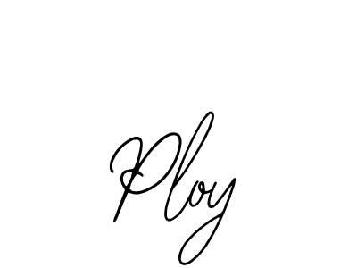 Ploy stylish signature style. Best Handwritten Sign (Bearetta-2O07w) for my name. Handwritten Signature Collection Ideas for my name Ploy. Ploy signature style 12 images and pictures png