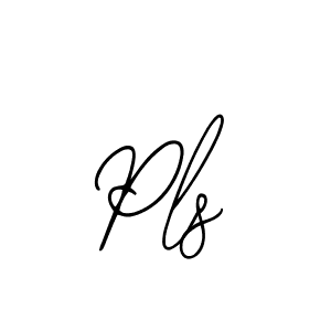 Create a beautiful signature design for name Pls. With this signature (Bearetta-2O07w) fonts, you can make a handwritten signature for free. Pls signature style 12 images and pictures png