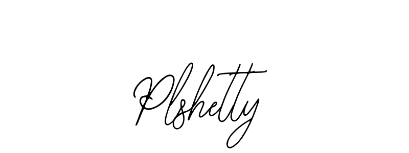 Bearetta-2O07w is a professional signature style that is perfect for those who want to add a touch of class to their signature. It is also a great choice for those who want to make their signature more unique. Get Plshetty name to fancy signature for free. Plshetty signature style 12 images and pictures png