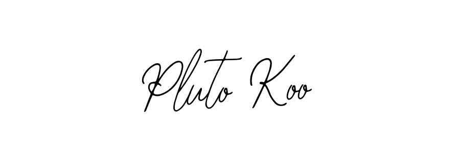 Best and Professional Signature Style for Pluto Koo. Bearetta-2O07w Best Signature Style Collection. Pluto Koo signature style 12 images and pictures png