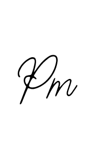 Create a beautiful signature design for name Pm. With this signature (Bearetta-2O07w) fonts, you can make a handwritten signature for free. Pm signature style 12 images and pictures png