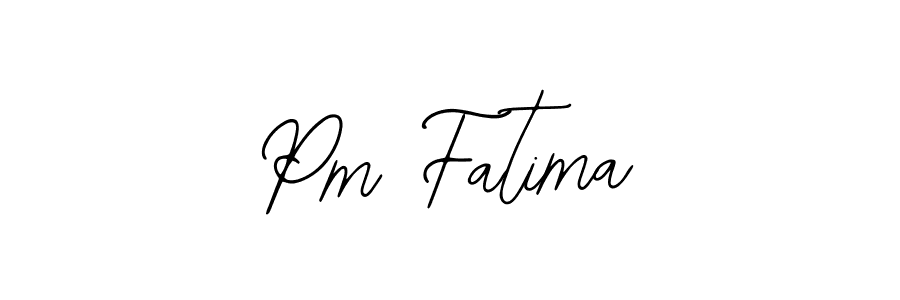 How to make Pm Fatima name signature. Use Bearetta-2O07w style for creating short signs online. This is the latest handwritten sign. Pm Fatima signature style 12 images and pictures png