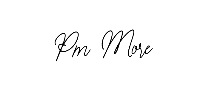 Once you've used our free online signature maker to create your best signature Bearetta-2O07w style, it's time to enjoy all of the benefits that Pm More name signing documents. Pm More signature style 12 images and pictures png