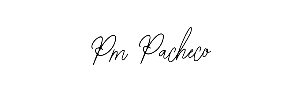 Make a beautiful signature design for name Pm Pacheco. With this signature (Bearetta-2O07w) style, you can create a handwritten signature for free. Pm Pacheco signature style 12 images and pictures png