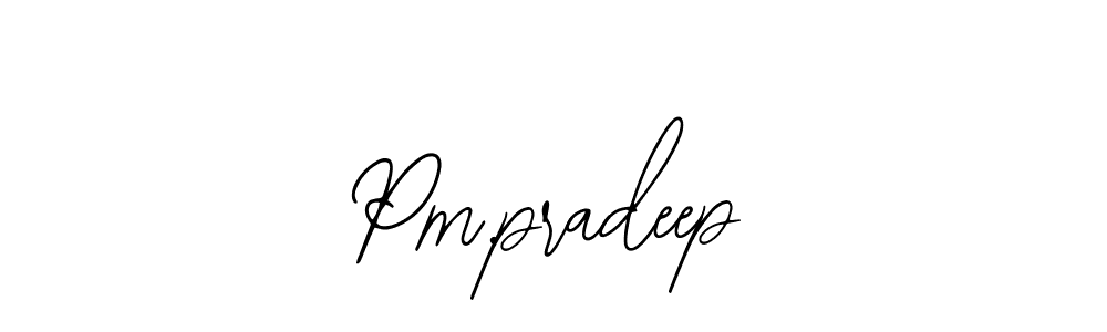 The best way (Bearetta-2O07w) to make a short signature is to pick only two or three words in your name. The name Pm.pradeep include a total of six letters. For converting this name. Pm.pradeep signature style 12 images and pictures png