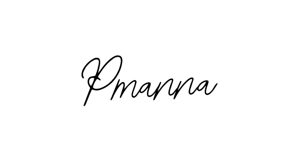 How to make Pmanna signature? Bearetta-2O07w is a professional autograph style. Create handwritten signature for Pmanna name. Pmanna signature style 12 images and pictures png