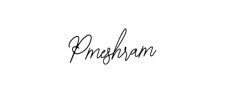 Pmeshram stylish signature style. Best Handwritten Sign (Bearetta-2O07w) for my name. Handwritten Signature Collection Ideas for my name Pmeshram. Pmeshram signature style 12 images and pictures png