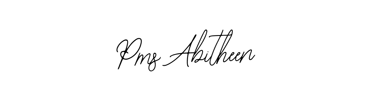 Design your own signature with our free online signature maker. With this signature software, you can create a handwritten (Bearetta-2O07w) signature for name Pms Abitheen. Pms Abitheen signature style 12 images and pictures png