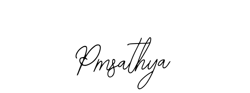 Use a signature maker to create a handwritten signature online. With this signature software, you can design (Bearetta-2O07w) your own signature for name Pmsathya. Pmsathya signature style 12 images and pictures png