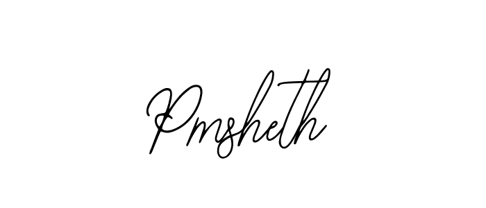 Make a beautiful signature design for name Pmsheth. With this signature (Bearetta-2O07w) style, you can create a handwritten signature for free. Pmsheth signature style 12 images and pictures png