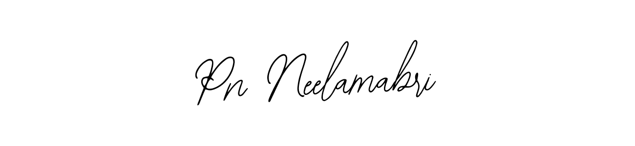 Make a beautiful signature design for name Pn Neelamabri. With this signature (Bearetta-2O07w) style, you can create a handwritten signature for free. Pn Neelamabri signature style 12 images and pictures png