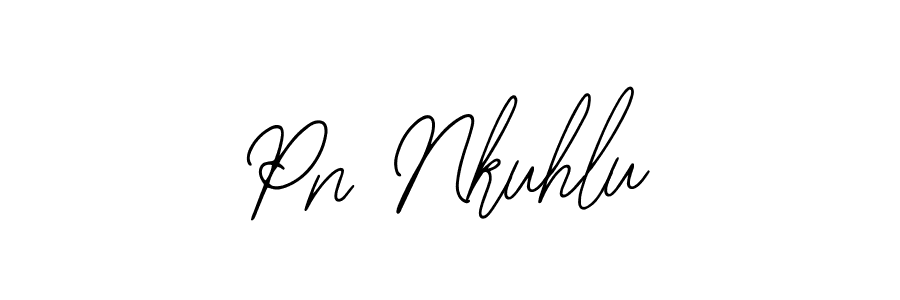 How to make Pn Nkuhlu name signature. Use Bearetta-2O07w style for creating short signs online. This is the latest handwritten sign. Pn Nkuhlu signature style 12 images and pictures png