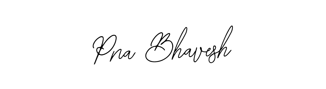 Use a signature maker to create a handwritten signature online. With this signature software, you can design (Bearetta-2O07w) your own signature for name Pna Bhavesh. Pna Bhavesh signature style 12 images and pictures png
