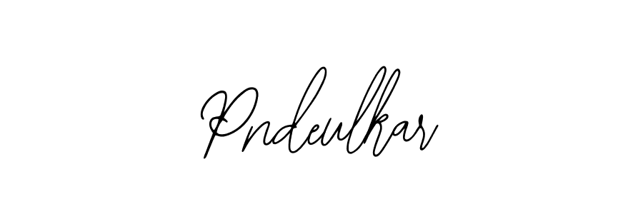 Use a signature maker to create a handwritten signature online. With this signature software, you can design (Bearetta-2O07w) your own signature for name Pndeulkar. Pndeulkar signature style 12 images and pictures png