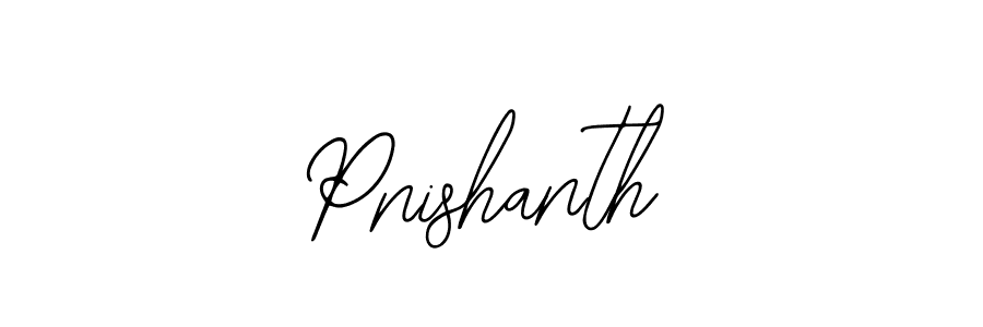 Design your own signature with our free online signature maker. With this signature software, you can create a handwritten (Bearetta-2O07w) signature for name Pnishanth. Pnishanth signature style 12 images and pictures png