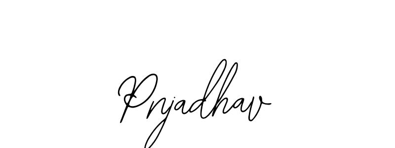 The best way (Bearetta-2O07w) to make a short signature is to pick only two or three words in your name. The name Pnjadhav include a total of six letters. For converting this name. Pnjadhav signature style 12 images and pictures png