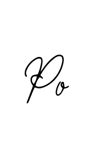 Make a beautiful signature design for name Po. With this signature (Bearetta-2O07w) style, you can create a handwritten signature for free. Po signature style 12 images and pictures png