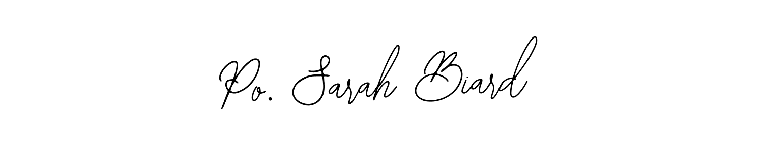 You can use this online signature creator to create a handwritten signature for the name Po. Sarah Biard. This is the best online autograph maker. Po. Sarah Biard signature style 12 images and pictures png