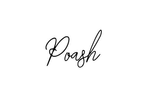 if you are searching for the best signature style for your name Poash. so please give up your signature search. here we have designed multiple signature styles  using Bearetta-2O07w. Poash signature style 12 images and pictures png