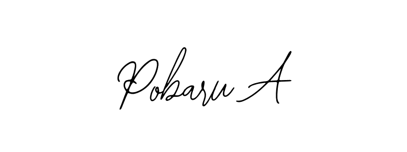 How to Draw Pobaru A signature style? Bearetta-2O07w is a latest design signature styles for name Pobaru A. Pobaru A signature style 12 images and pictures png
