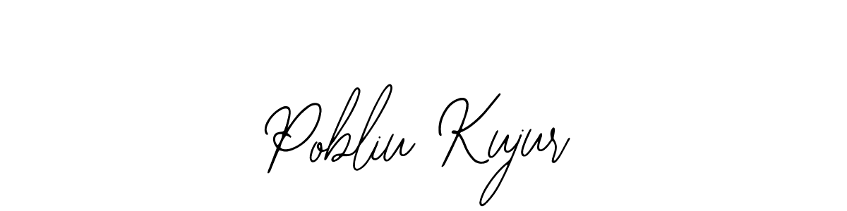 Use a signature maker to create a handwritten signature online. With this signature software, you can design (Bearetta-2O07w) your own signature for name Pobliu Kujur. Pobliu Kujur signature style 12 images and pictures png