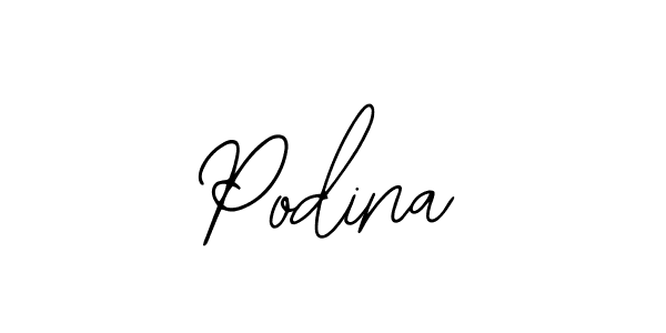 Make a beautiful signature design for name Podina. Use this online signature maker to create a handwritten signature for free. Podina signature style 12 images and pictures png